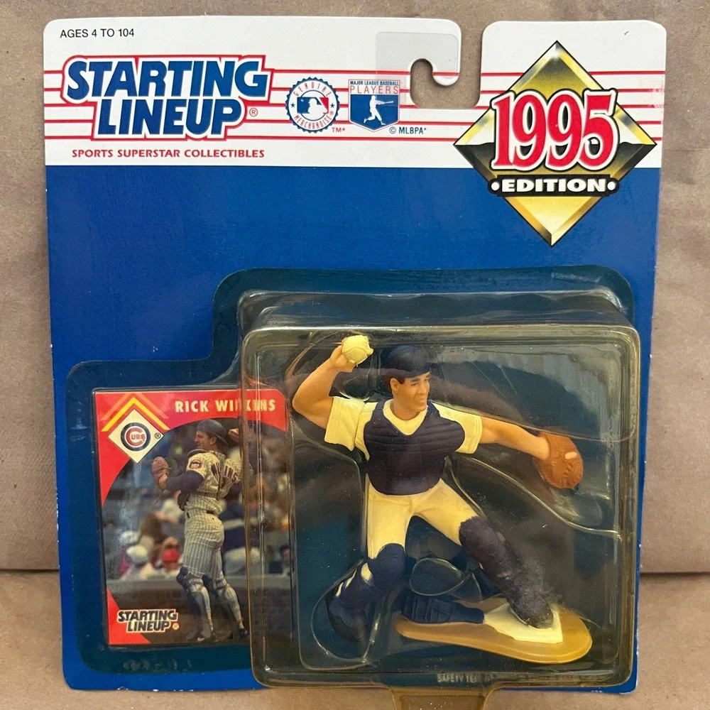 1995 Kenner Starting Lineup Rick Wilkins Chicago Cubs Figure with Card New